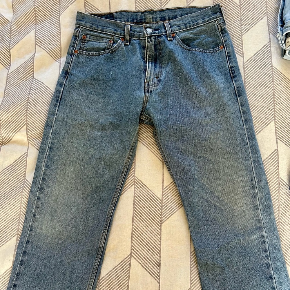 Levi's Straight Blue Jeans